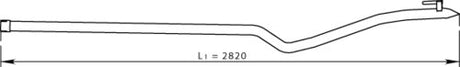 Tranzparts - Dinex PIPE FOR MERCEDES/VOLKSWAGEN