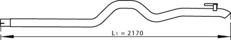 Tranzparts - Dinex PIPE FOR MERCEDES/VOLKSWAGEN