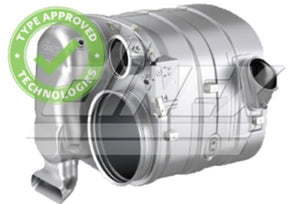 Tranzparts - Dinex EURO VI SILENCER, WITHOUT DPF FOR VOLVO