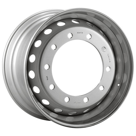 High-quality WHEEL RIM STEEL 22.5" x 11.75" - 120 INSET for trucks, durable steel construction, perfect fit for all make and models, available now at Tranzparts.










