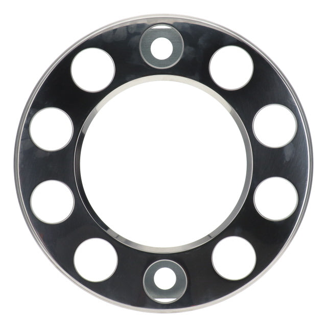STAINLESS STEEL WHEEL TRIM 22.5IN HOLLOW (32MM HOLES)