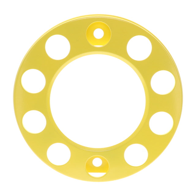 YELLOW COATED STEEL WHEEL TRIM 22.5IN (571MM) HOLLOW - Tranzparts