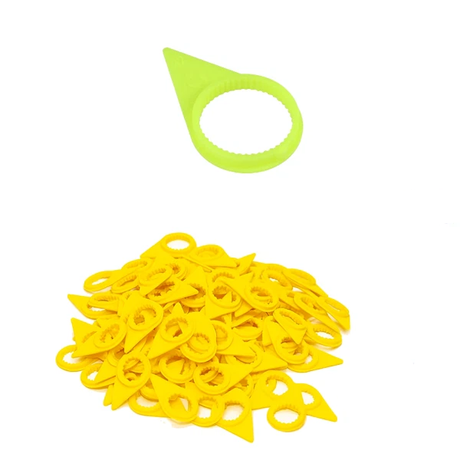 CHECKPOINT 24MM WHEEL NUT INDICATORS YELLOW