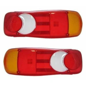PAIR REAR TAIL LAMP LENS RH/LH - LL0090 - Tranzparts