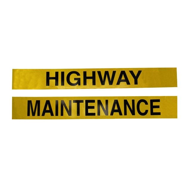 Highway Maintenance Marker Board - Vinyl